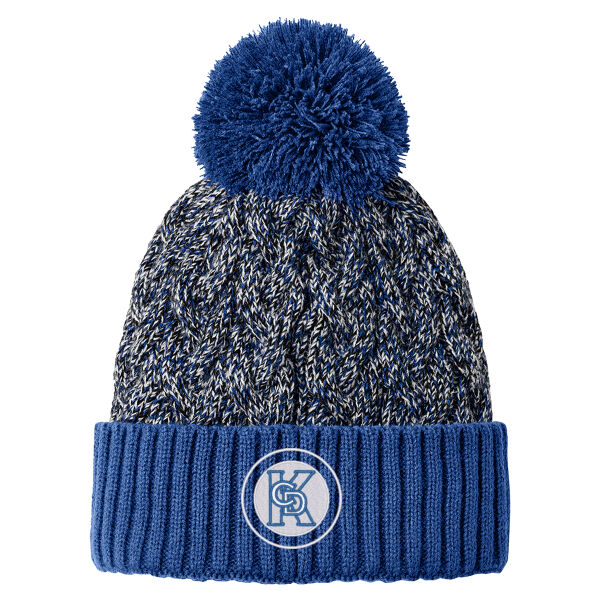 New Era® Marled Knit Pom Beanie Thumbnail