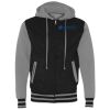 Unisex Heavyweight Varsity Full-Zip Hooded Sweatshirt Thumbnail