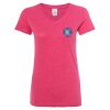 Women’s Glitter V-Neck T-Shirt Thumbnail